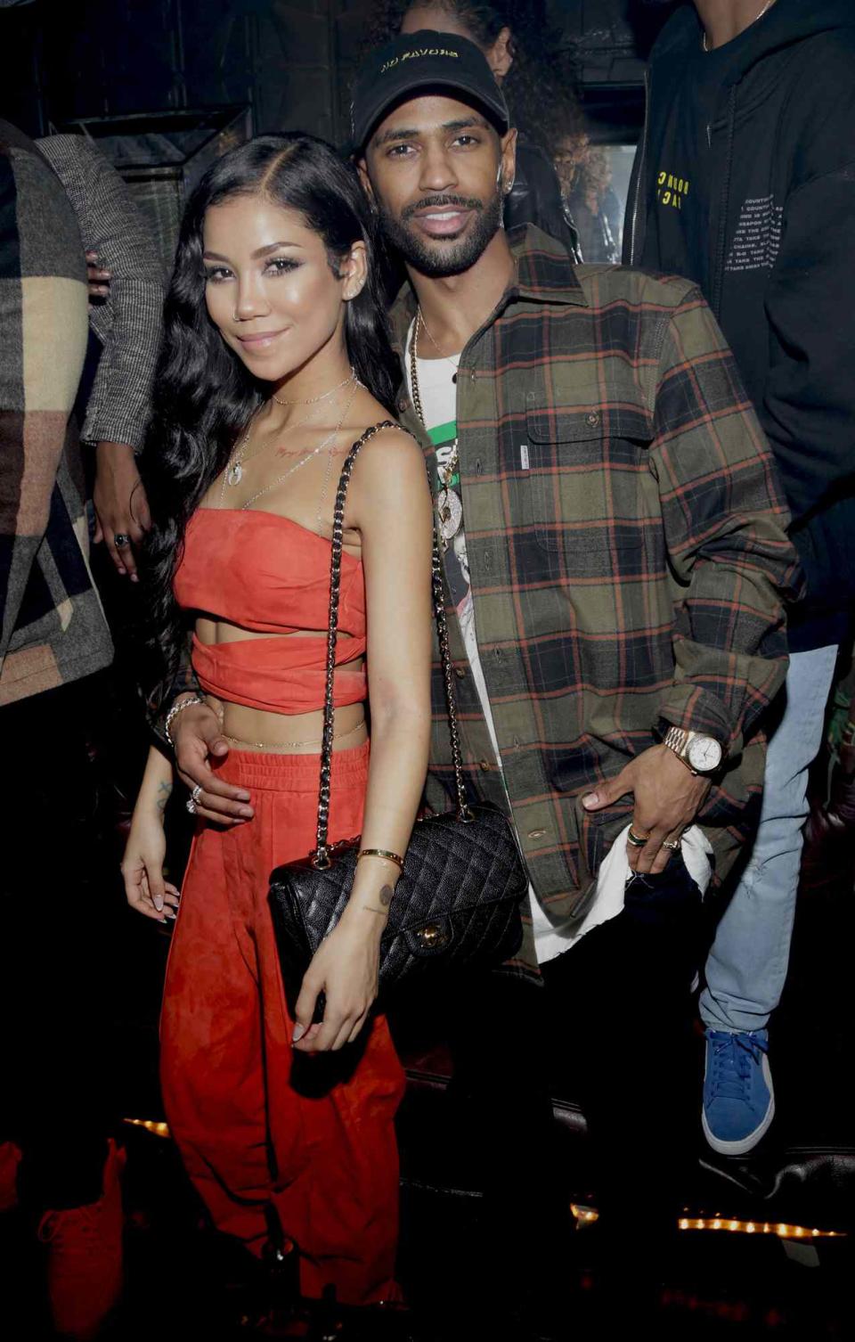 Jhene Aiko and Big Sean attend Big Sean "I Decided" Secret Show at The Sayers Club on February 10, 2017 in Hollywood, California