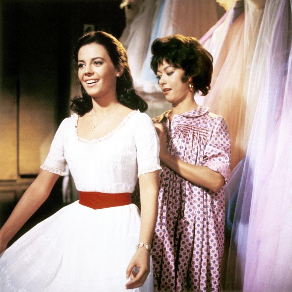 Natalie Wood starred as Maria and Rita Moreno played Anita in the 1961 movie musical "West Side Story."