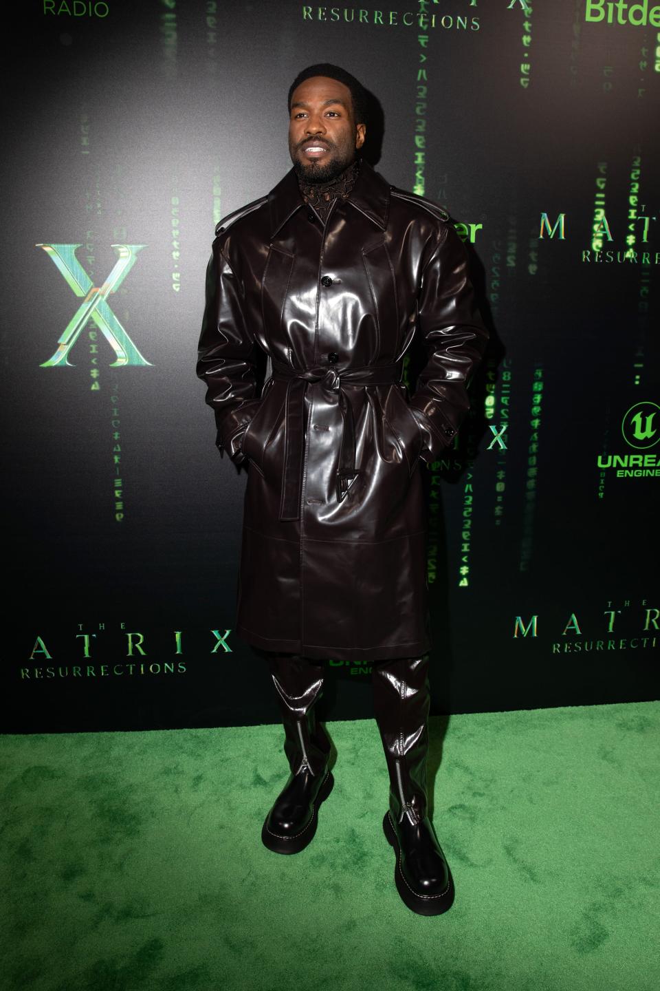 Yahya Abdul-Mateen II at "The Matrix Resurrections" US premiere.