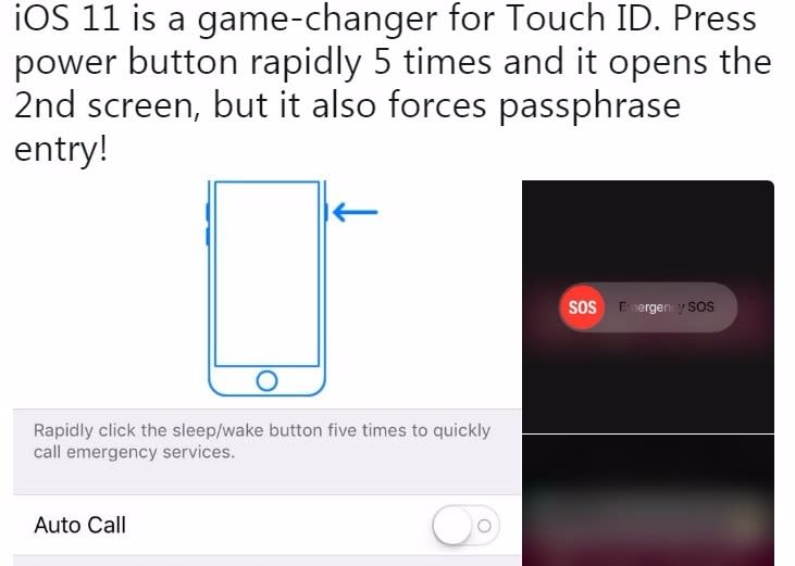 iOS 11 改寫 Touch ID 遊戲規則