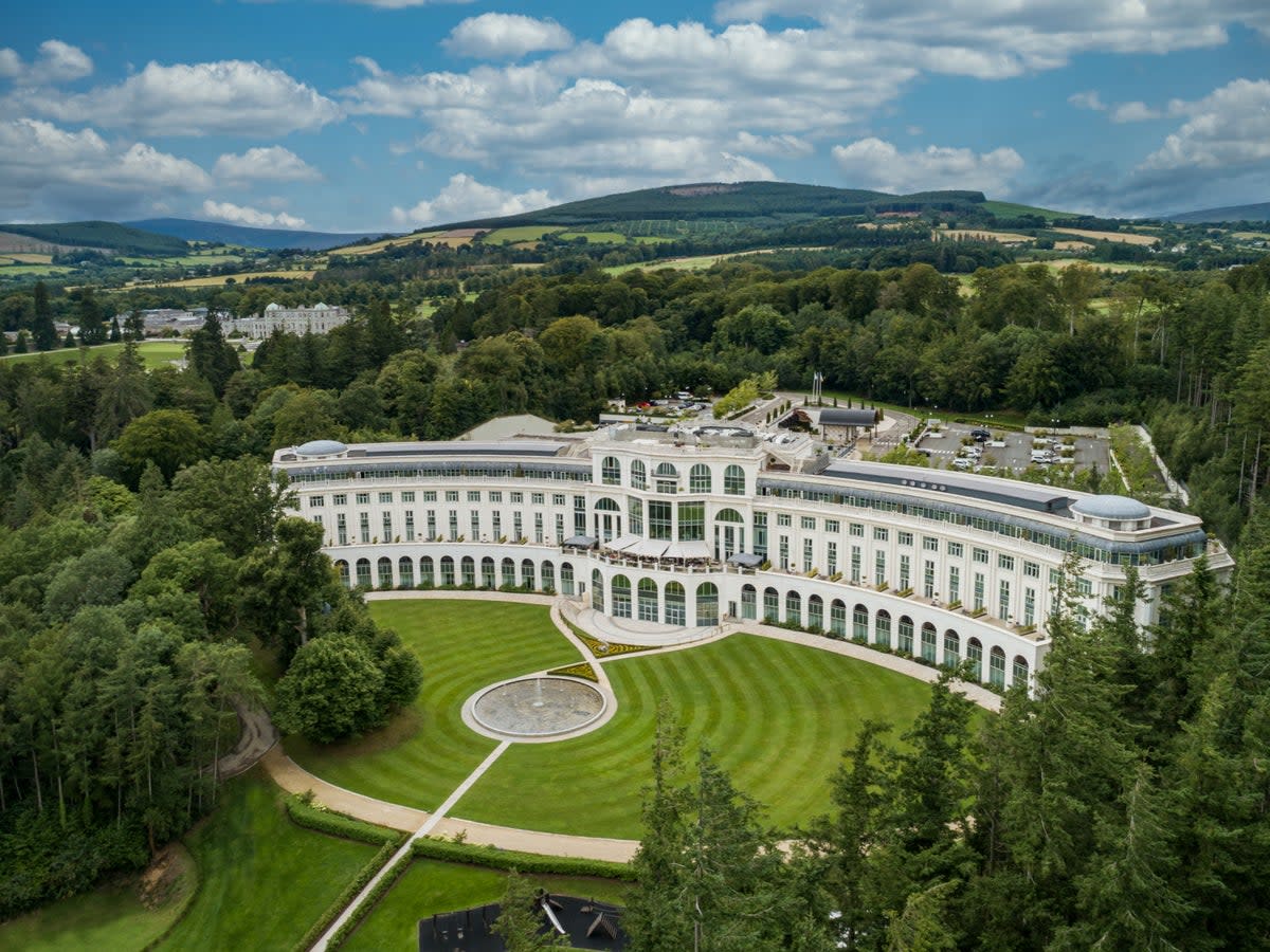 This Palladian-style hotel has a fancy spa, a few miles from the famous Powerscourt waterfall (Powerscourt Hotel)