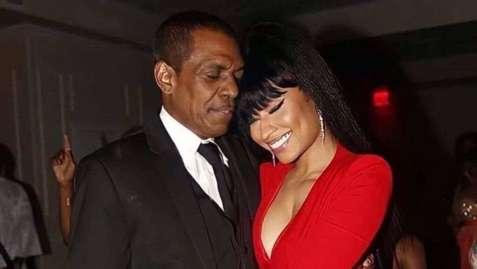 Nicki Minaj and her father Robert Maraj