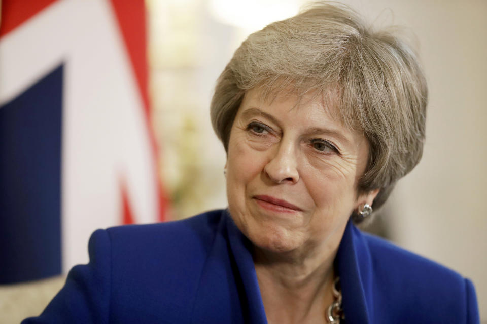 Theresa May is the joint most popular political figure in the UK. (AP Photo/Matt Dunham, file)