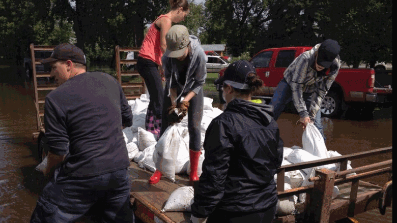 Emergency officials in Virden, Man. said mandatory evacuations are in effect Tuesday morning.