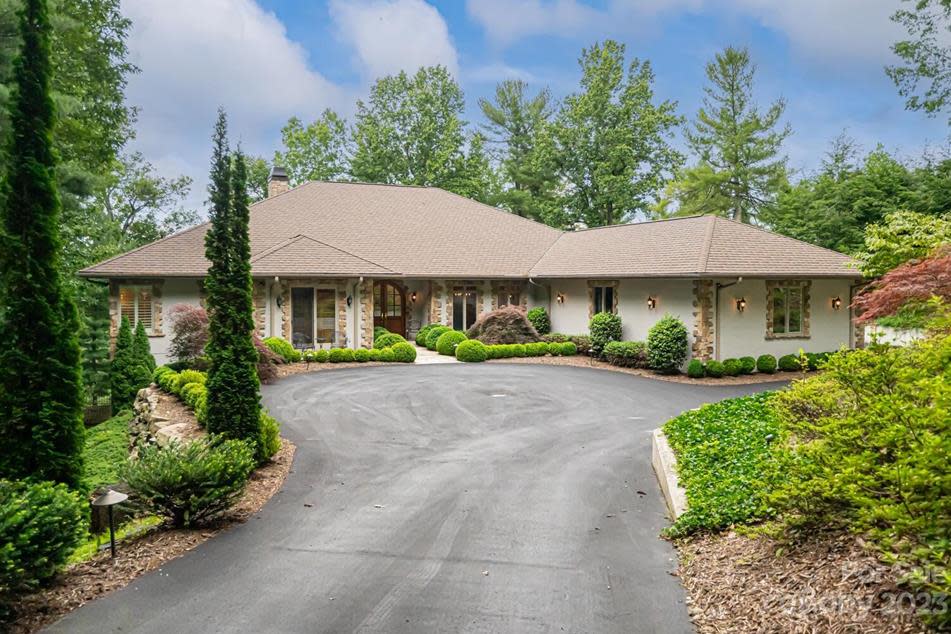 This home at 205 Pineholt Lane in Flat Rock is currently on the market for $2.95 million.