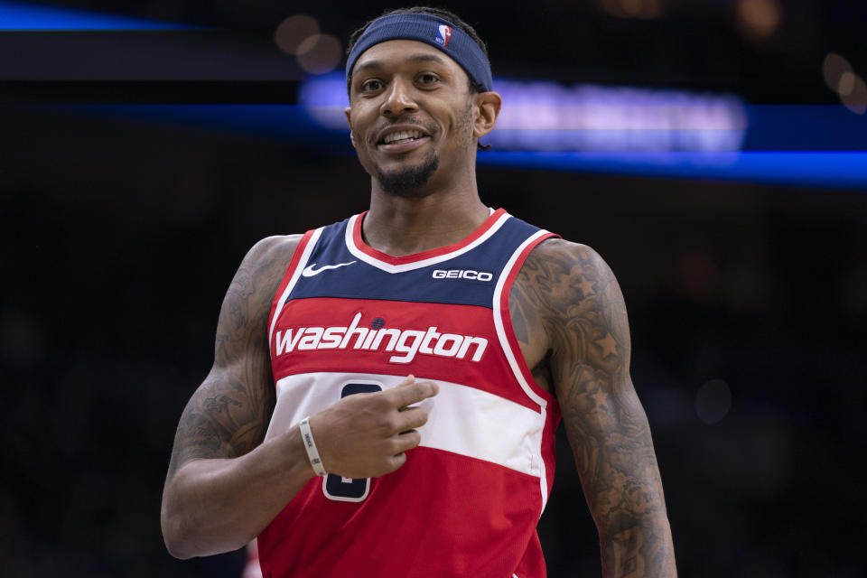 Bradley Beal is the bright light in Washington's dark season. (Mitchell Leff/Getty Images)