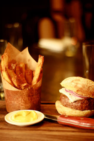 This isn't just any ordinary burger. The burger at the Breslin is a chargrilled lamb burger with…
