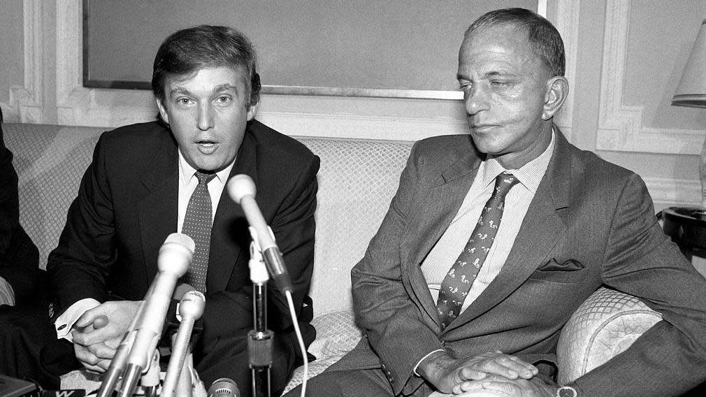 Donald Trump y Roy Cohn