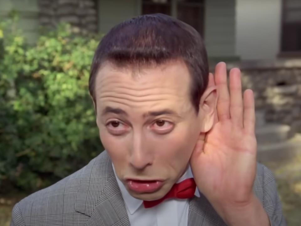 Paul Reubens in "Pee-Wee's Big Adventure" (1985).