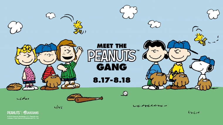 富邦悍將X花生漫畫家族 「Meet the PEANUTS Gang」主題日。官方提供