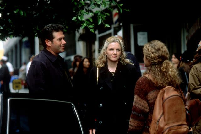 <p>Everett</p> Erich Anderson, Eve Gordon, and Keri Russell on 'Felicity'