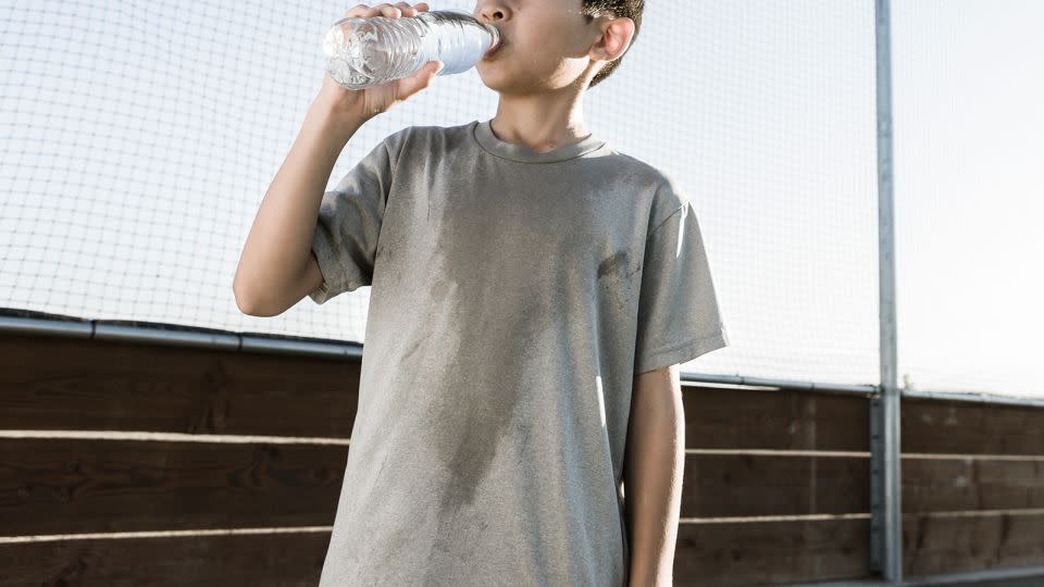 Make sure children drink plenty of fluids. - gjohnstonphoto/iStockphoto/Getty Images