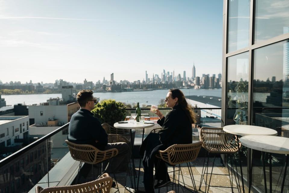 In the summer, “there’s nothing better than a little ice cream to cool you off at the end of the meal,” especially while basking in the sun atop a roof — like the space at Laser Wolf — said Food and Beverage Director Brian Jackson. Stefano Giovannini for N.Y.Post