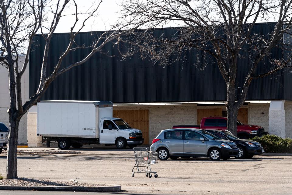 An old Big Lots storefront sits vacant in Fort Collins on Nov. 22.