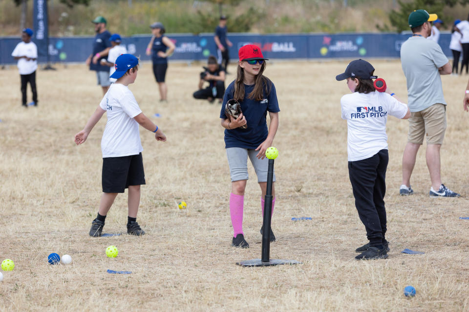 Children from East London were given the chance to try the sport