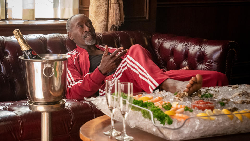 Don Cheadle plays veteran stockbroker Maurice Monroe in comedy series 'Black Monday'. (Nicole Wilder/Showtime/Sky UK)