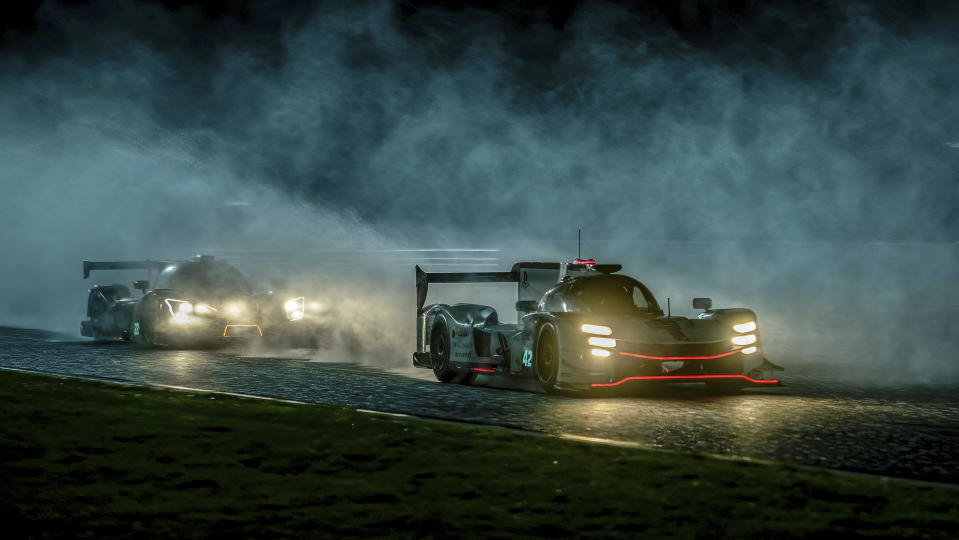 This image released by Columbia Pictures shows a scene from "Gran Turismo." (Gordon Timpen/Columbia Pictures/Sony Entertainment via AP)