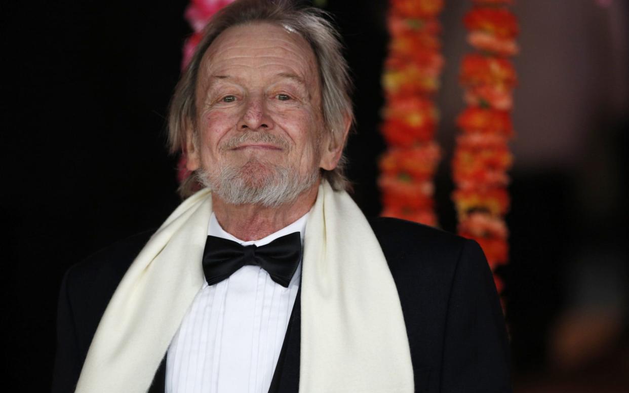 Ronald Pickup on the red carpet before the premiere of The Second Best Exotic Marigold Hotel in 2015 - JUSTIN TALLIS/AFP via Getty Images