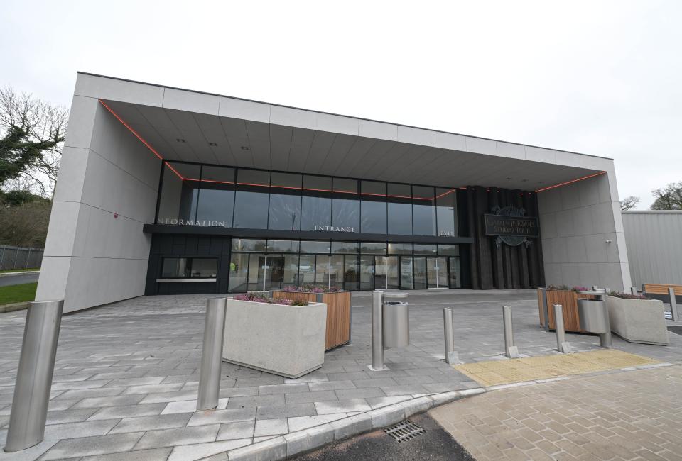 exterior shot of the game of thrones studio tour at Linen Mill Studios in Banbridge, Northern Ireland