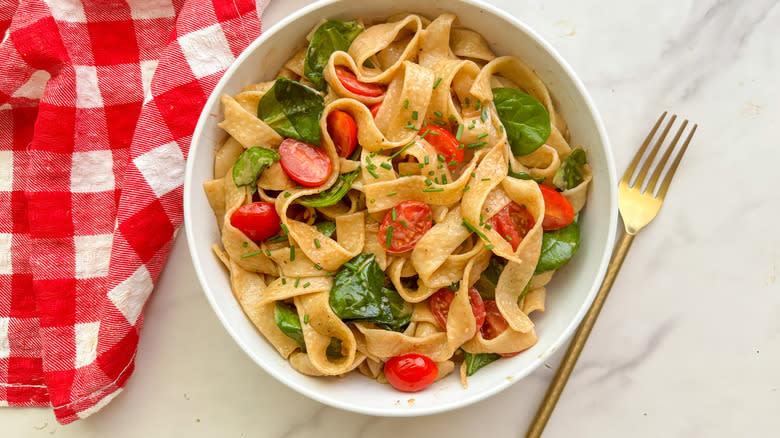 pasta in bowl