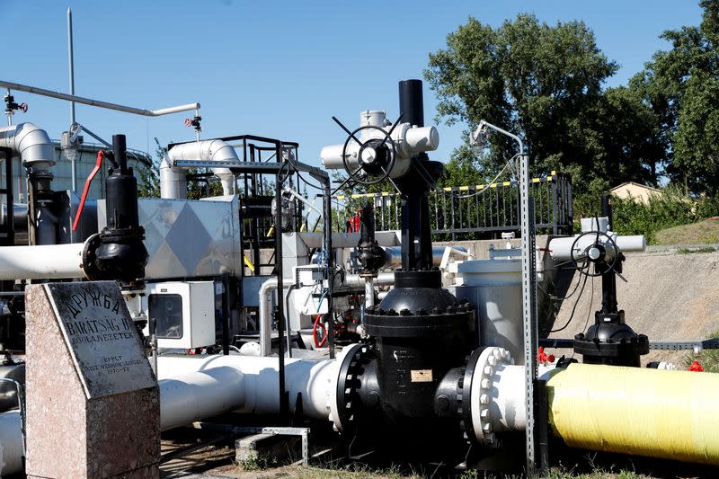 La estación receptora del oleoducto Druzhba entre Hungría y Rusia en la refinería del Danubio del grupo húngaro MOL en Szazhalombatta