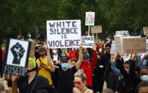 Protest against the death of George Floyd, in London