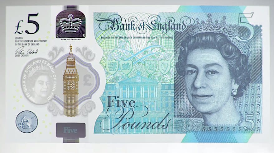 £5 note