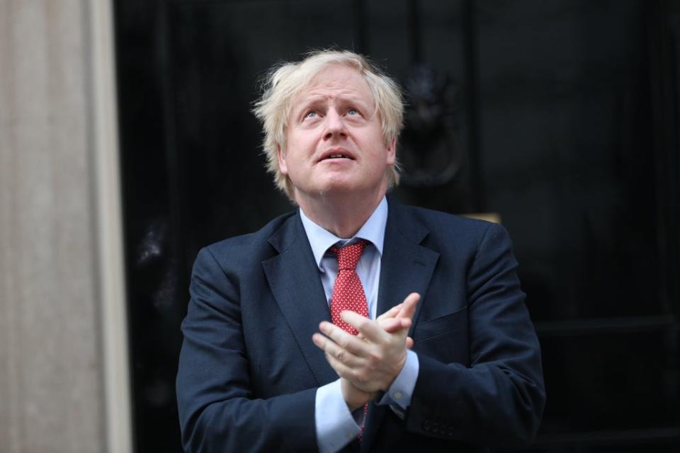 Conservative Party accounts show its central office provided a ‘bridging loan’ of £52,802 towards the costs of the lavish refurbishment of Boris Johnson’s Downing Street flat (Yui Mok/PA) (PA Wire)