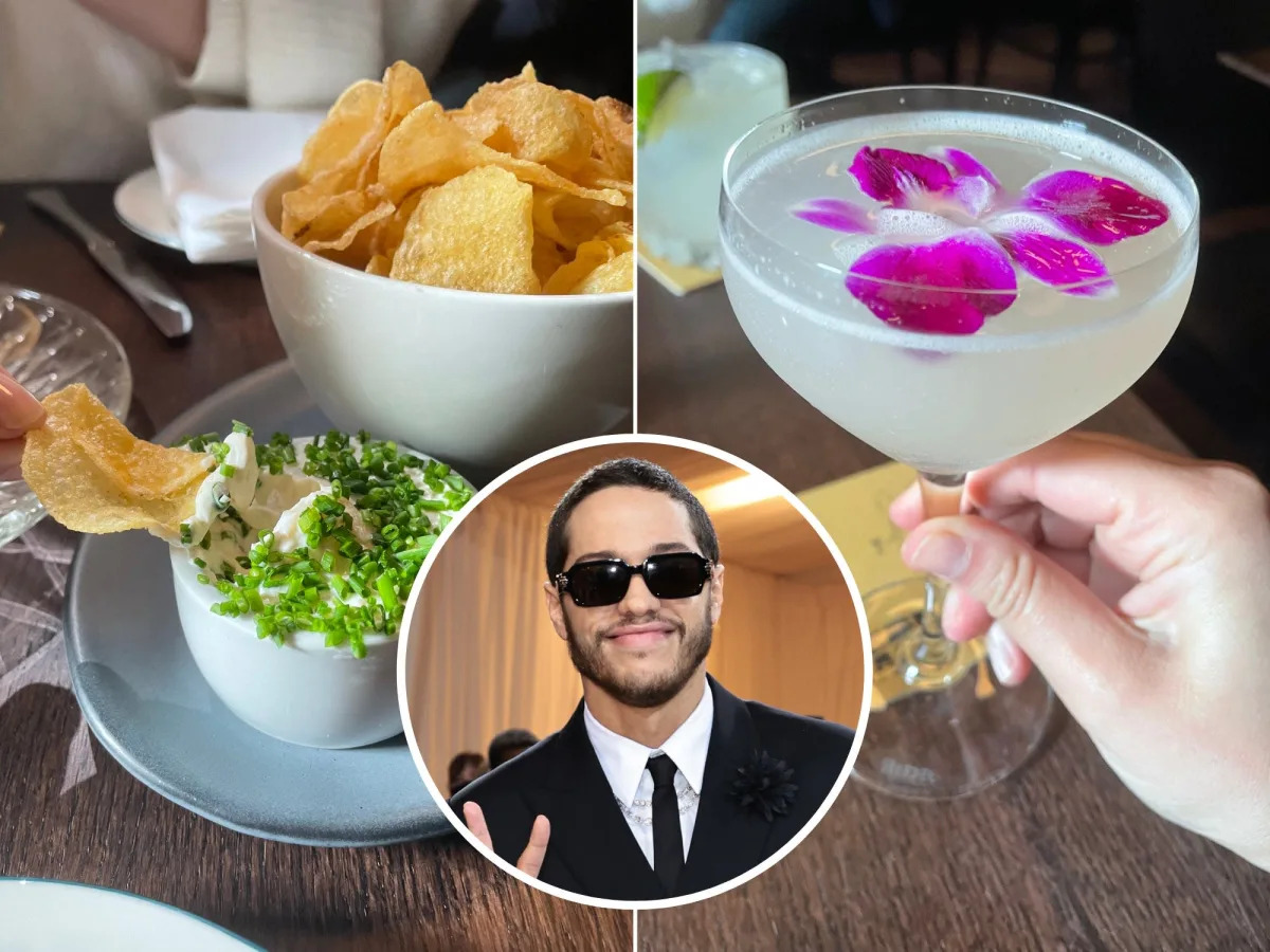 I went to Pete Davidson's Pebble Bar where a crab cake costs $30 and cocktails a..