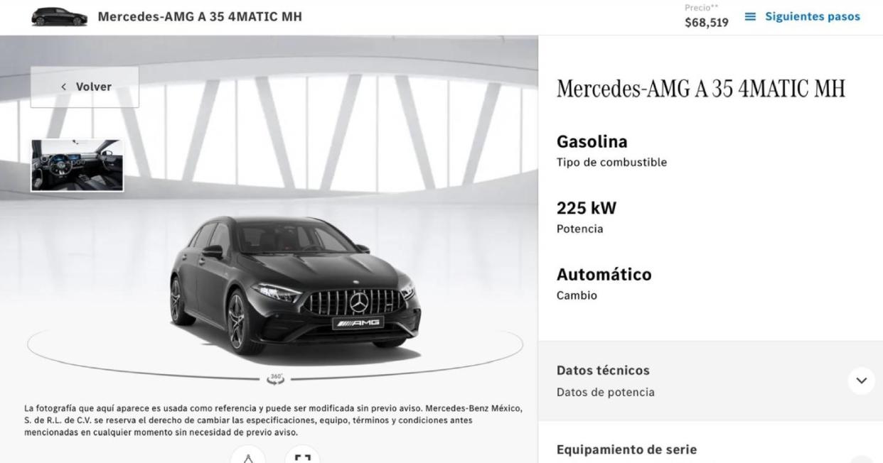 Una mujer encontró un auto Mercedes- Benz en tan solo $68 mil pesos en su página oficial. Foto: X vía @Ramartinactriz