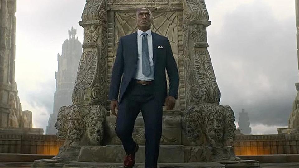 Lance Reddick as Zeus in Percy Jackson and the Olympians