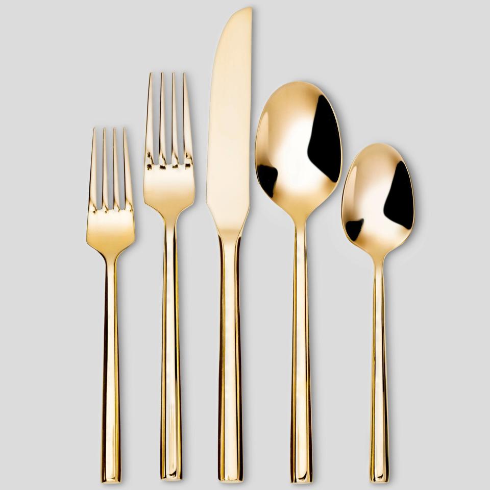 <a href="https://www.target.com/p/izon-mirror-5pc-silverware-set-gold-project-62-153/-/A-52465977?ref=tgt_adv_XS000000&amp;AFID=google_pla_df&amp;CPNG=PLA_Dining+Shopping_Brand&amp;adgroup=SC_Dining&amp;LID=700000001170770pgs&amp;network=g&amp;device=c&amp;location=9004352&amp;gclid=Cj0KCQjw4eXPBRCtARIsADvOjY3VWuryLGrUKor0glA5_SKHa_j9BTR_9S0pTcMYPd1CXwowvTVlmc8aAlx7EALw_wcB&amp;gclsrc=aw.ds" target="_blank">Spice up</a> your table setting.&nbsp;