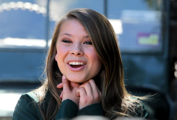SUNSHINE COAST, AUSTRALIA – JULY 24: (EUROPE AND AUSTRALASIA OUT) Bindi Irwin celebrates her 16th birthday at Australia Zoo on July 24, 2014 in Beerwah on the Sunshine Coast, Australia. (Photo by Chris McCormack/Newspix/Getty Images)