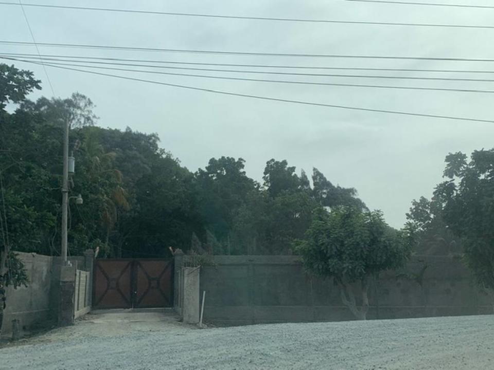 The entrance to the private residence belonging to the family of late Haitian President Jovenel Moïse. It is where he will be laid to rest on Friday, July 23, 2021, on the outskirts of the northern city of Cap-Haitien, Haiti.