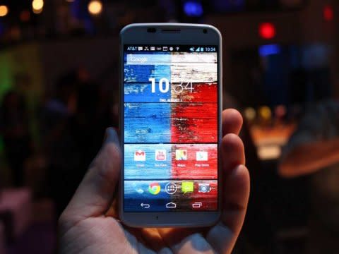 motorola moto X home screen