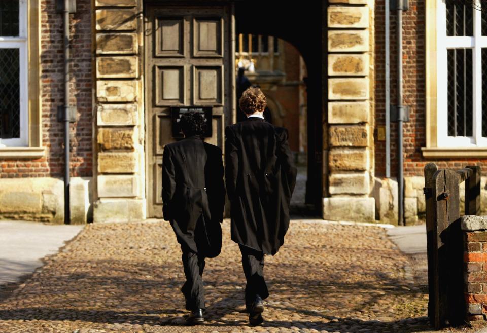 <p>According to the analysis Eton College was at the top of the list with 47 staff earning over £100,000</p> (Getty)