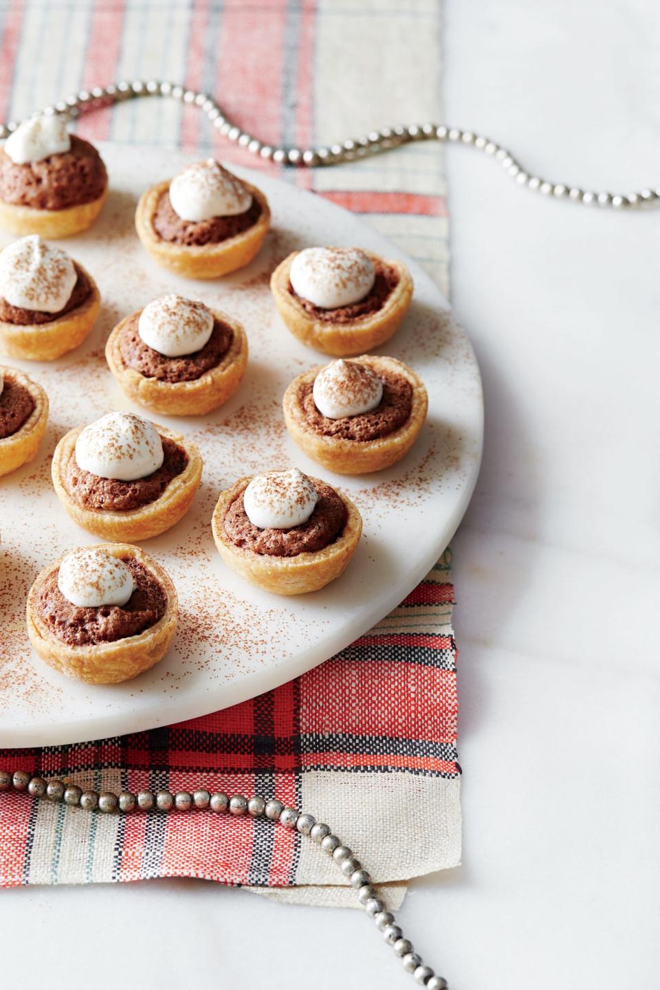 Mini Chocolate Chess Tarts