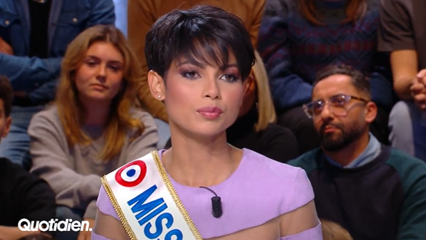 Quotidien : Miss France 2024, Eve Gilles, dit sa frustration face aux critiques sur son physique