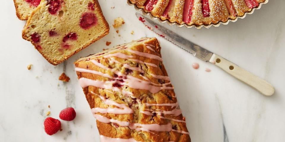 Raspberry Lemon Pound Cake