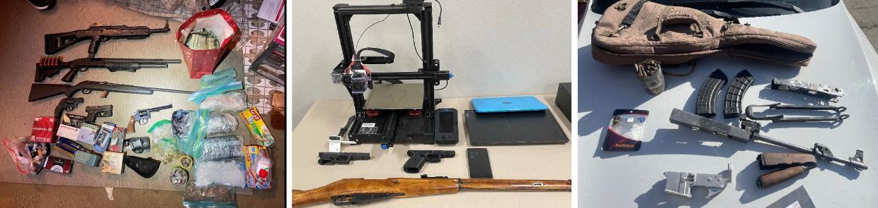 The latest week of Operation Consequences resulted in multiple felony arrests, and the seizing of firearms, illegal narcotics and cash by sheriff’s officials mainly in the Victor Valley and Yucaipa.