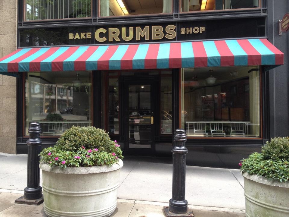 A Crumbs cupcake shop in 2014.