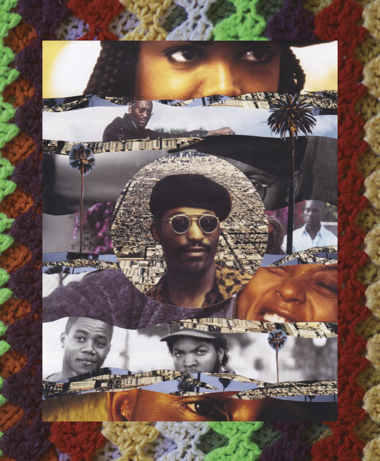 A collage featuring director John Singleton