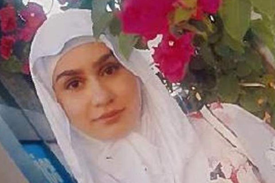 Aya Hachem, 19, was shot dead in the street in Blackburn: PA