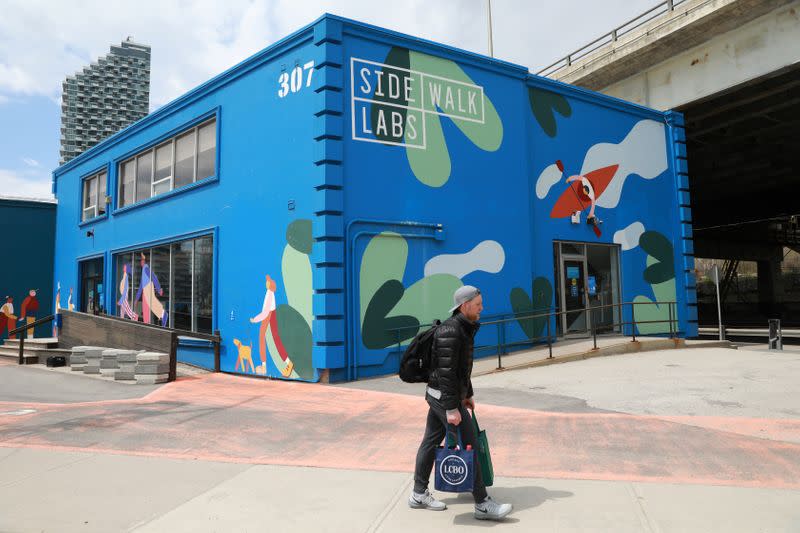 The proposed site of Alphabet's Sidewalk Labs "smart city", after the company announced it has pulled out of its project in Toronto