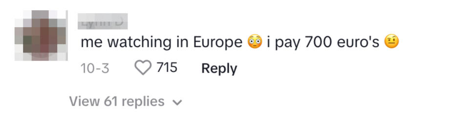 "i pay 700 euro's"