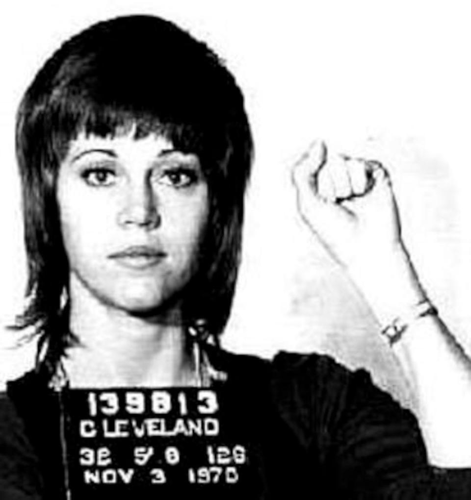 Jane Fonda's mug shot