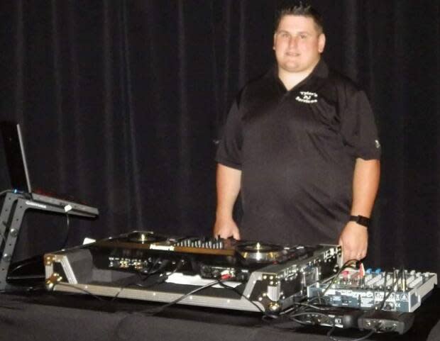 DJ Tyler Jeffery says business is improving now that wedding dances are allowed again. (Tyler Jeffery/Tyler's DJ Service - image credit)