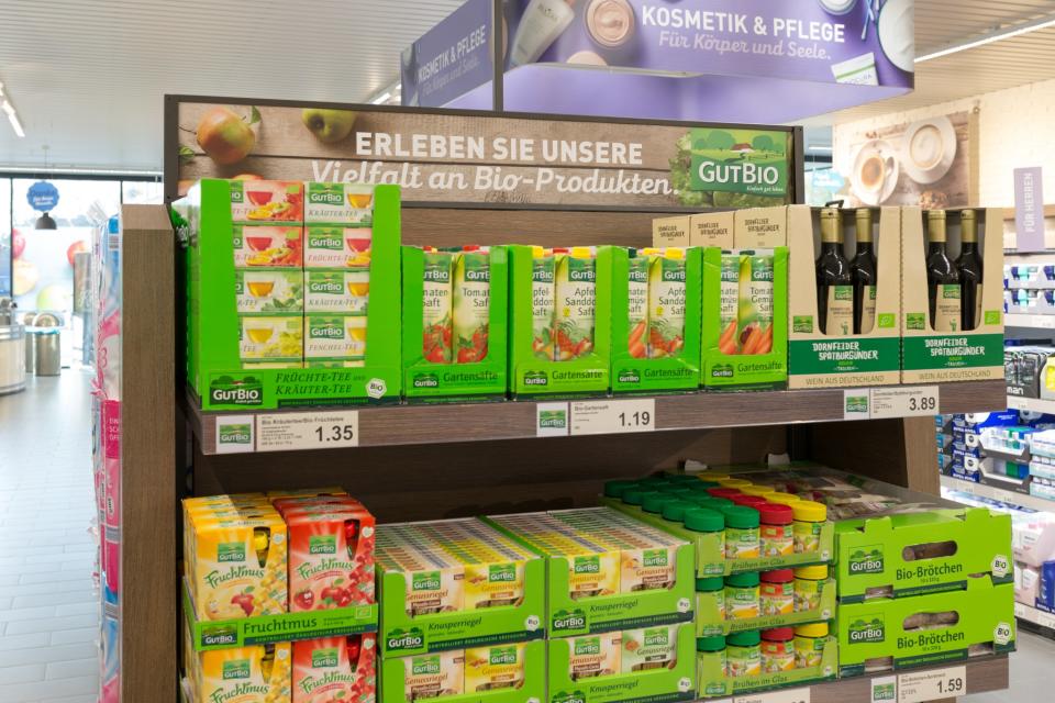 <p>Bio-Produkte sind gefragt – deshalb wird ihnen bei Aldi Nord künftig viel Platz eingeräumt. </p>