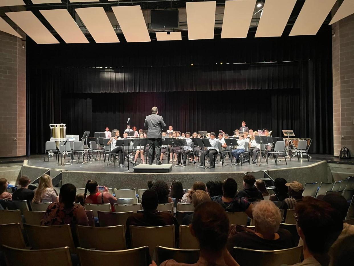 Finneytown Elementary School's 2023 sixth grade band.