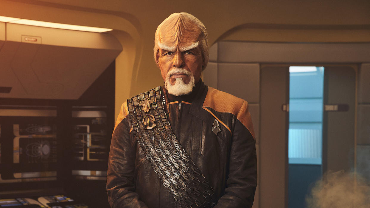  Michael Dorn as Worf in Star Trek: Picard Season 3 promo picture. 